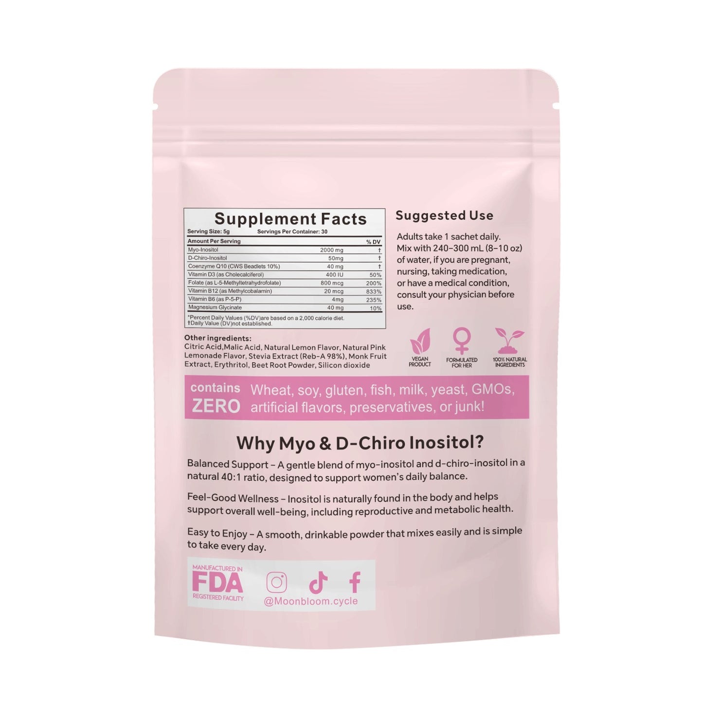 Moon Bloom Cycle Powder Packets